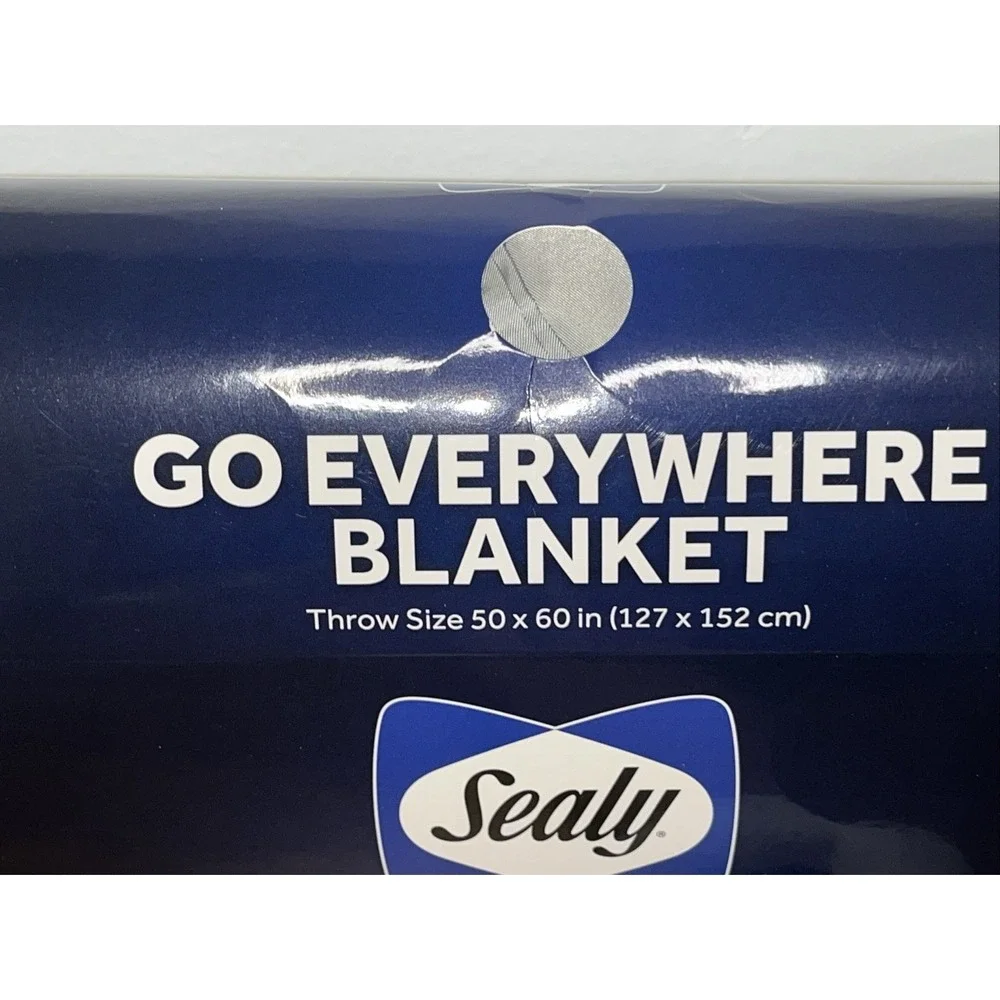 Sealy® Go Everywhere Blanket - Gray - Throw Size 50